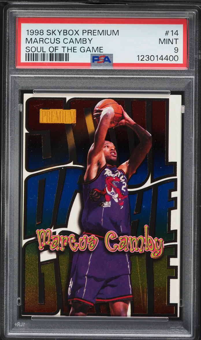 1998 Skybox Premium Soul Of The Game Marcus Camby #14 PSA 9 MINT