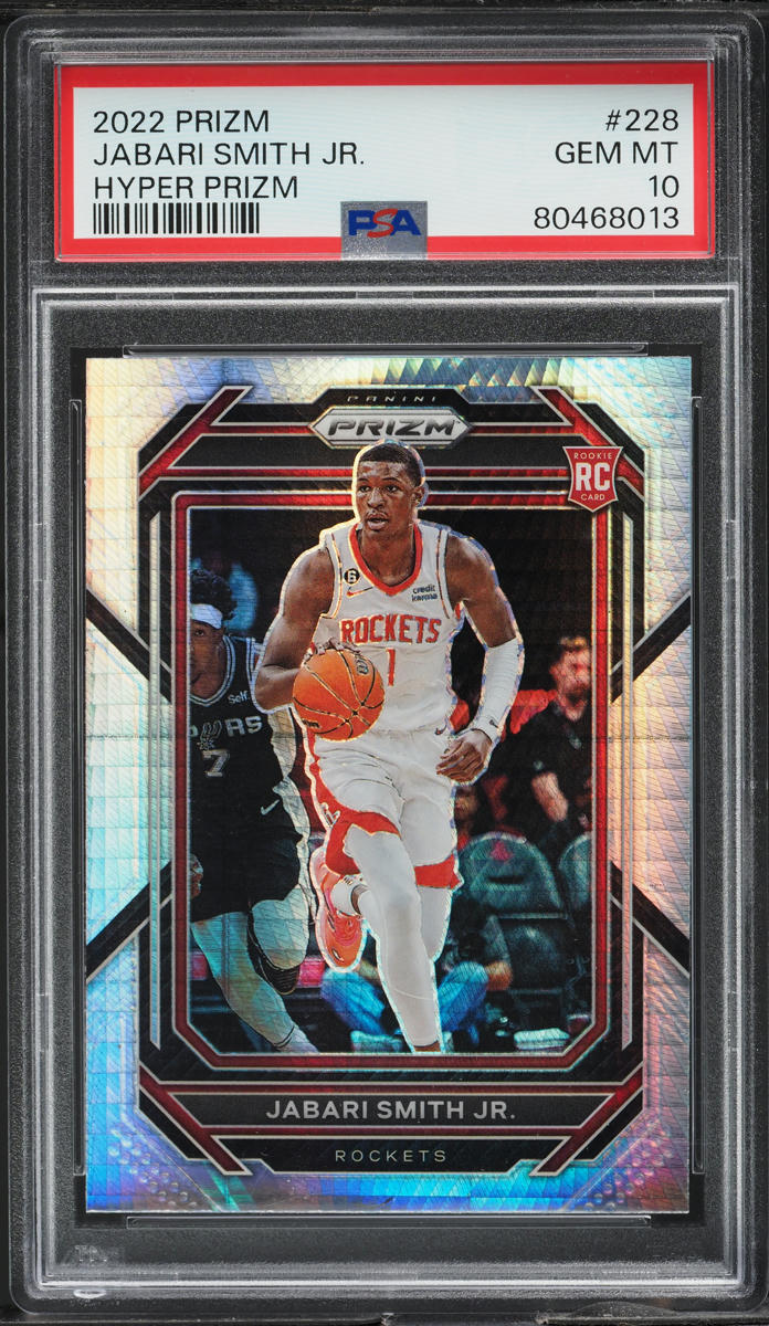 2022 Panini Prizm Hyper Jabari Smith Jr. ROOKIE #228 PSA 10 GEM MINT
