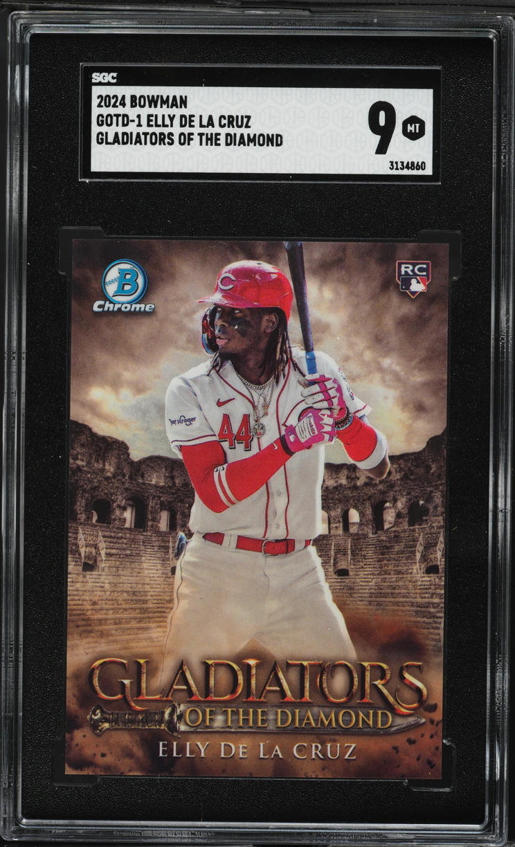 2024 Bowman Gladiators Of The Diamond Elly De La Cruz ROOKIE #GOTD-1 SGC 9 MINT