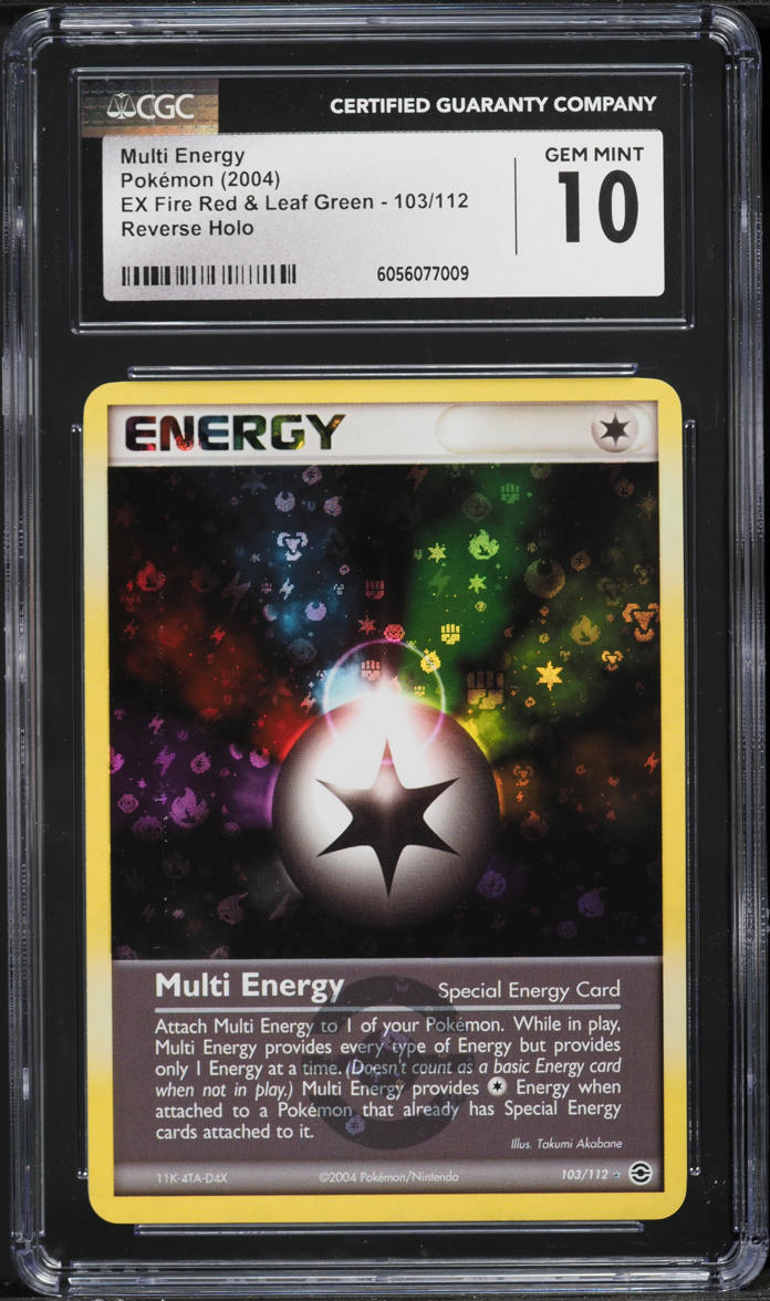 2004 Pokemon EX Fire Red & Leaf Green Reverse Holo Multi Energy #103 CGC 10 GEM