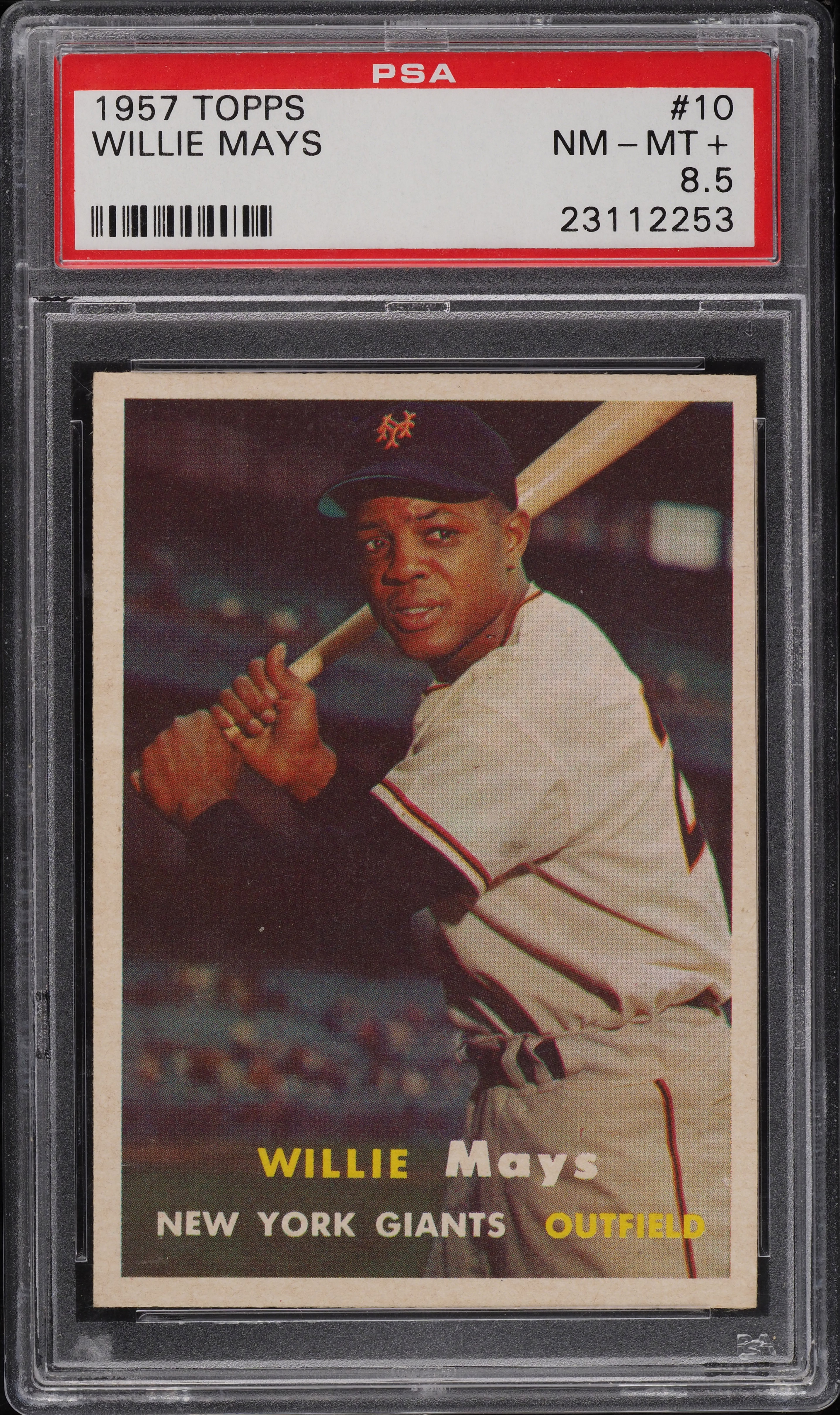 1957 Topps Willie Mays #10 PSA 8.5 NM-MT+