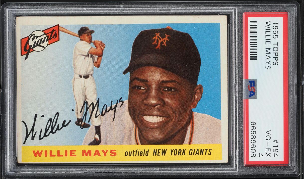 1955 Topps Willie Mays #194 PSA 4 VGEX