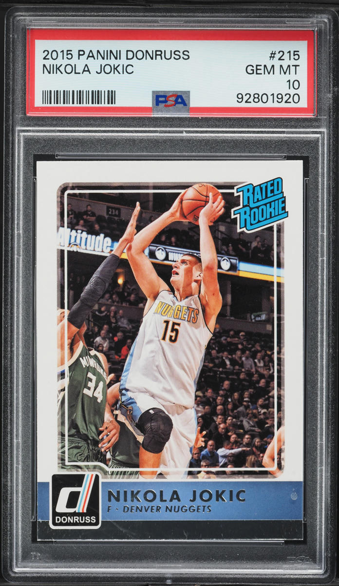 2015 Donruss Basketball Nikola Jokic ROOKIE #215 PSA 10 GEM MINT