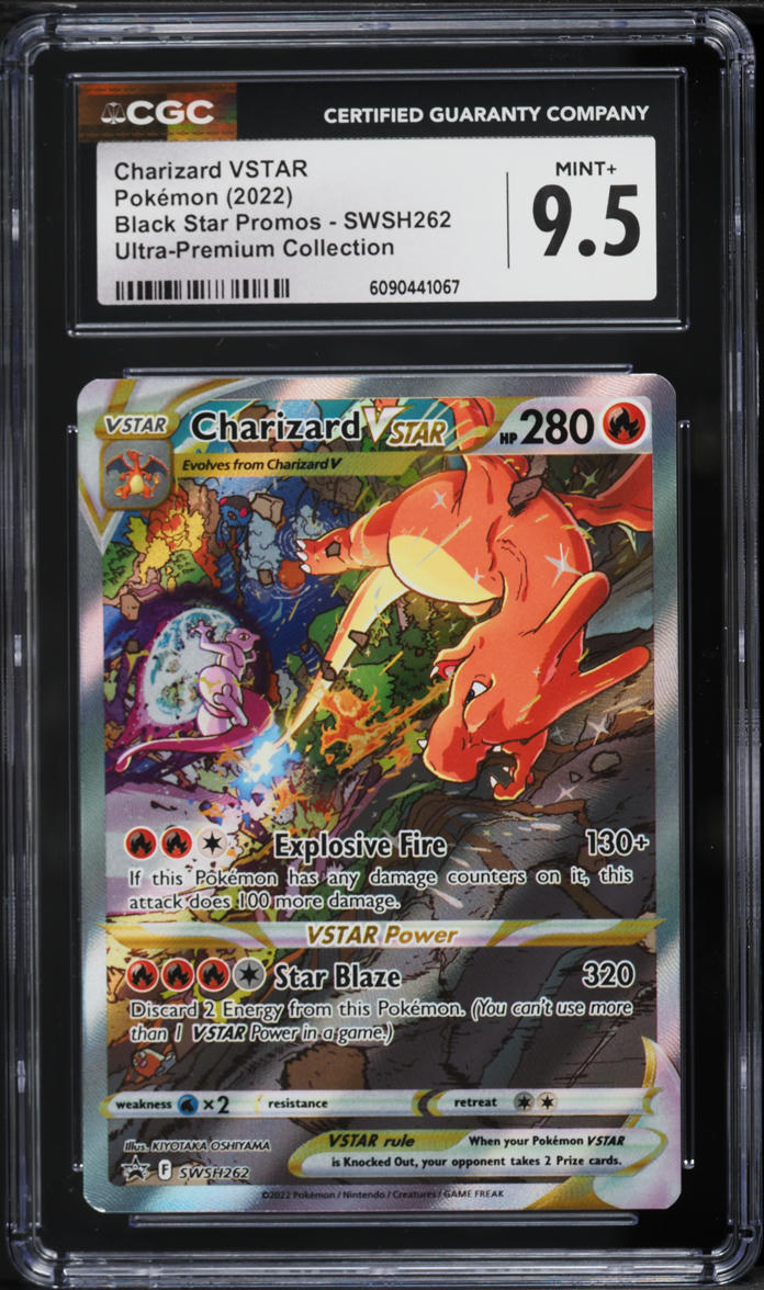 2022 Pokemon SWSH Promo Ultra Premium Collection Charizard VSTAR #SWSH262 CGC 9.5 MINT+