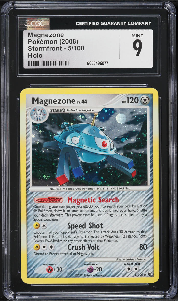 2008 Pokemon Diamond & Pearl Stormfront Holo Magnezone #5 CGC 9 MINT