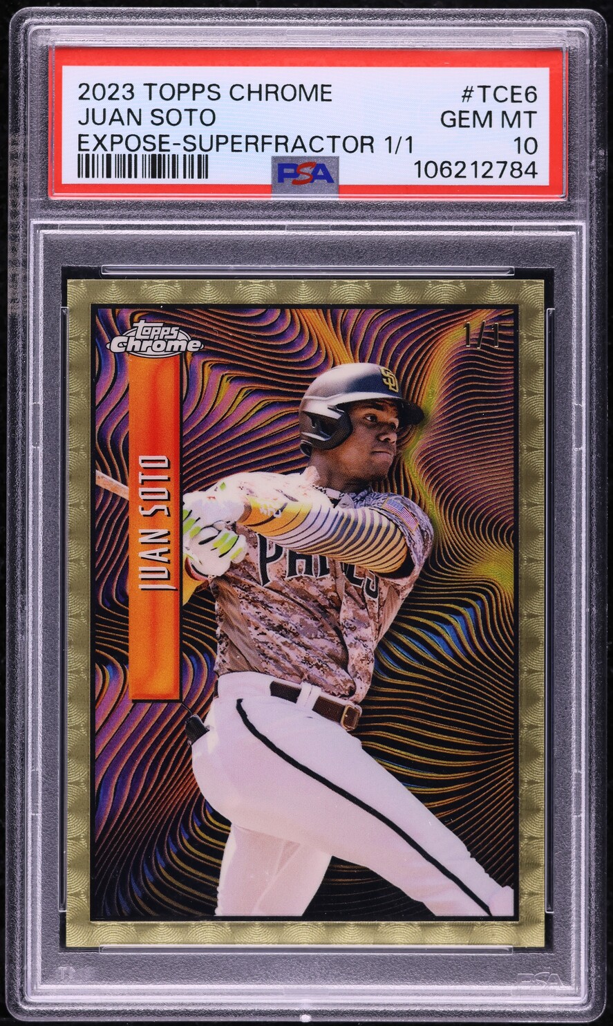 2023 Topps Chrome Expose Superfractor Juan Soto 1/1 #TCE-6 PSA 10 GEM MINT