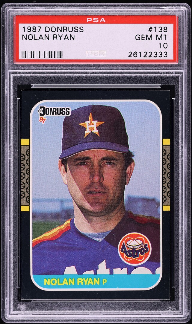 1987 Donruss Nolan Ryan #138 PSA 10 GEM MINT