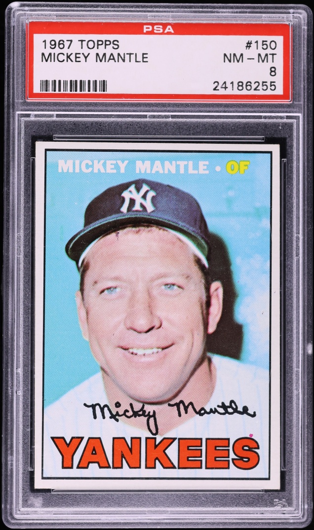 1967 Topps Mickey Mantle #150 PSA 8 NM-MT