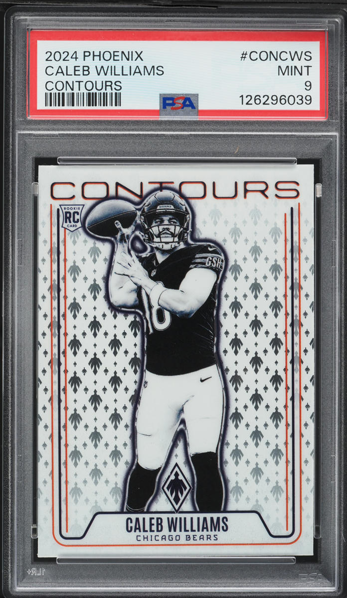 2024 Panini Phoenix Contours Caleb Williams ROOKIE #CON-CWS PSA 9 MINT