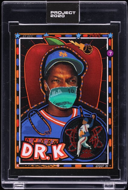 2020 Topps Project 2020 By Efdot Dwight Gooden #137