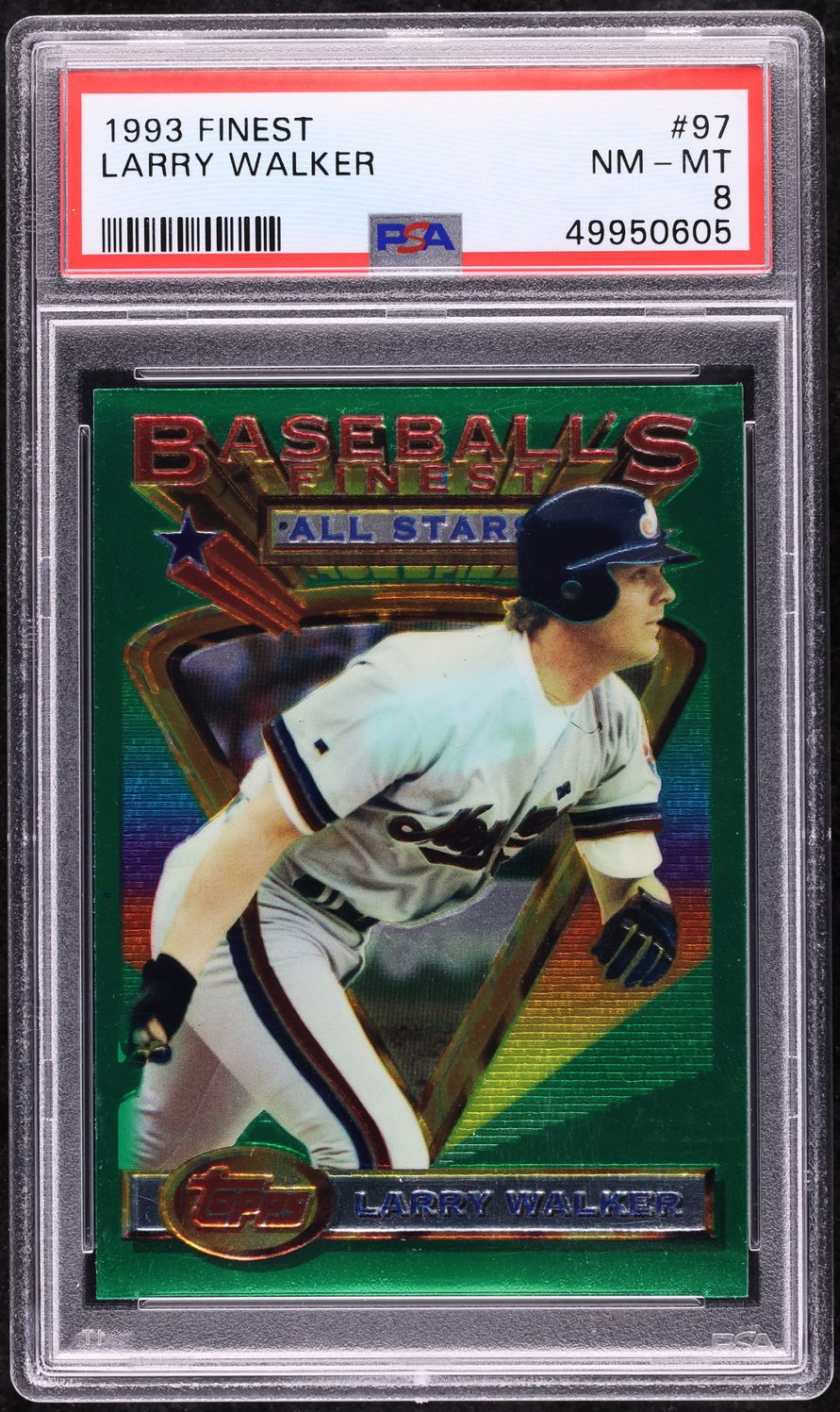 1993 Finest Larry Walker #97 PSA 8 NM-MT