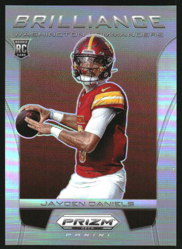 2024 Panini Prizm Deca Brilliance Silver Prizm #16 Jayden Daniels RC