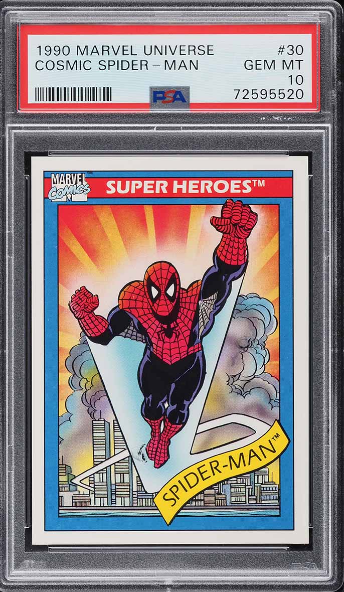 1990 Impel Marvel Universe Cosmic Spider-Man #30 PSA 10 GEM MINT