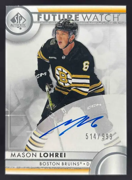 2023-24 SP Authentic #169 Mason Lohrei RC Future Watch /999