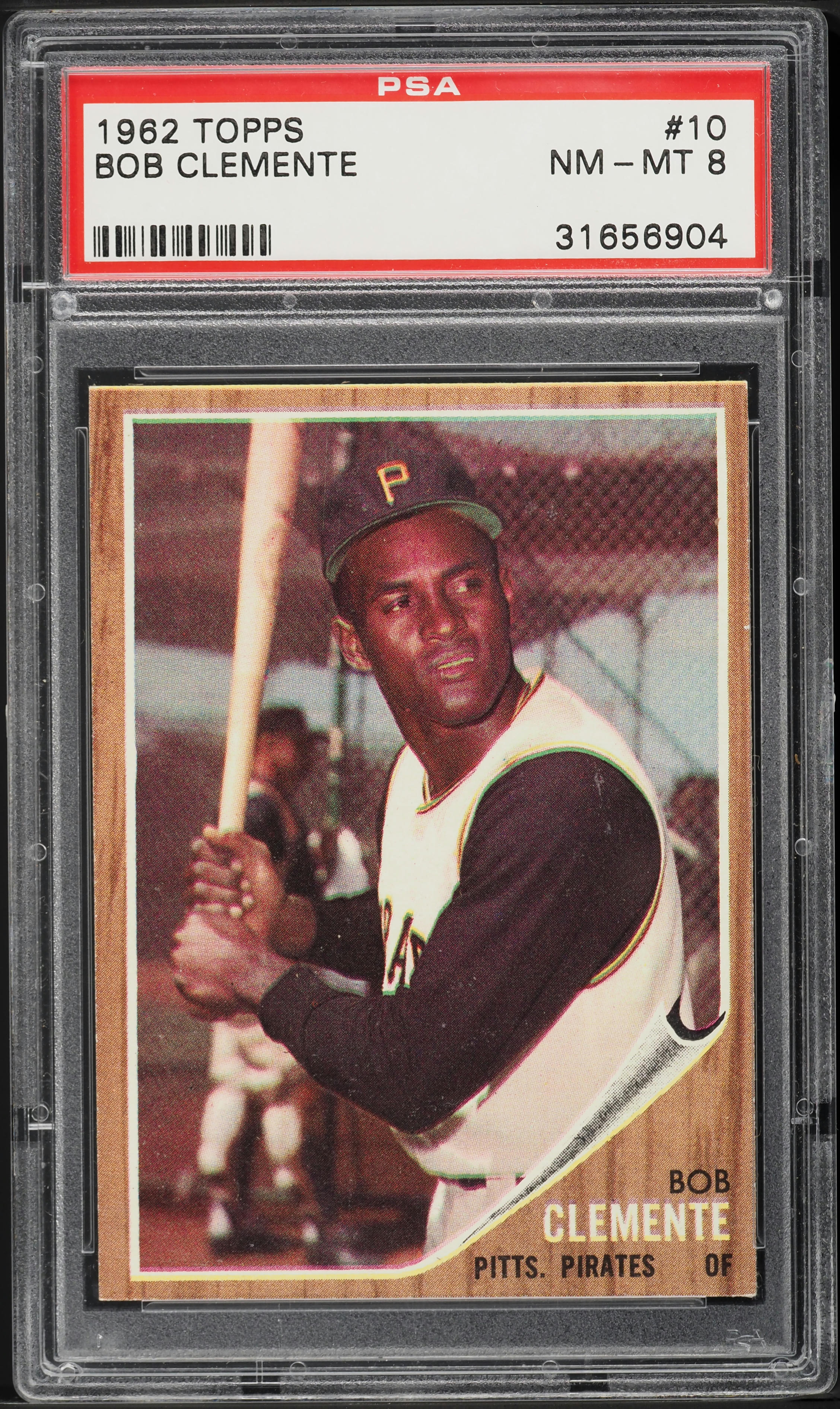 1962 Topps Roberto Clemente #10 PSA 8 NM-MT