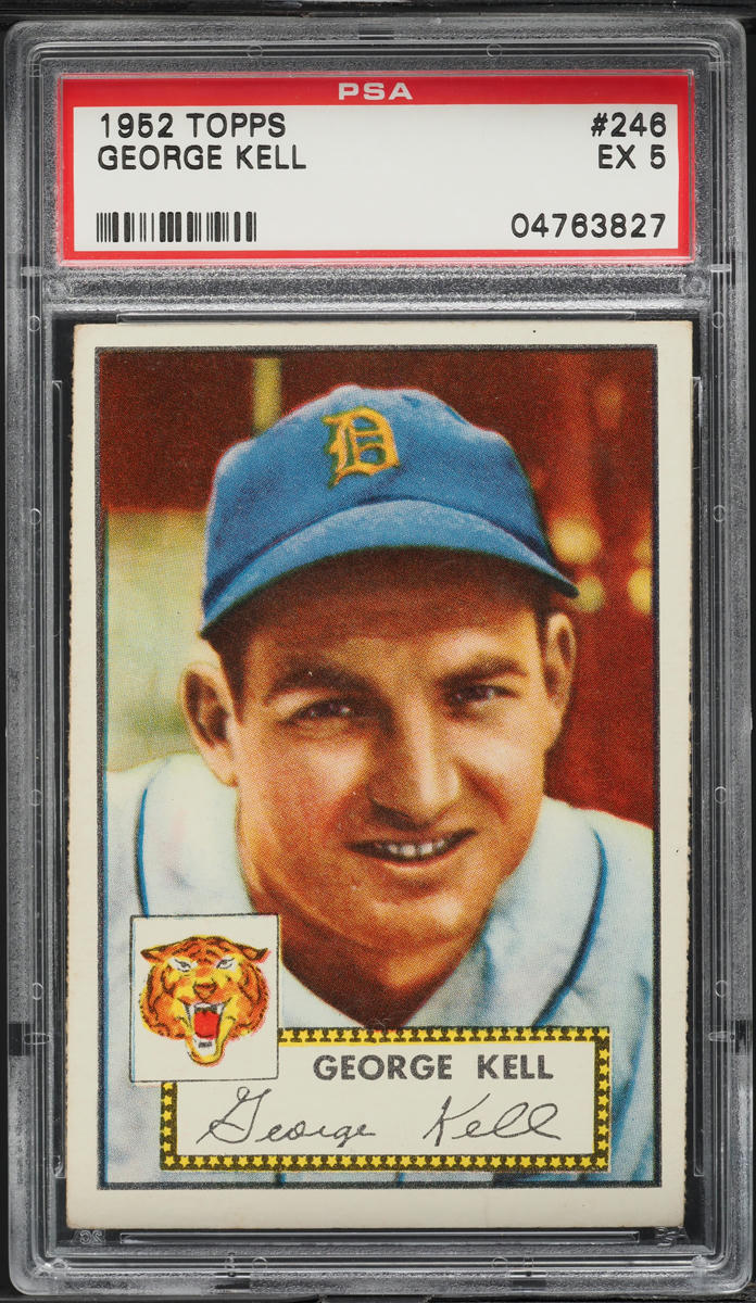 1952 Topps George Kell #246 PSA 5 EX