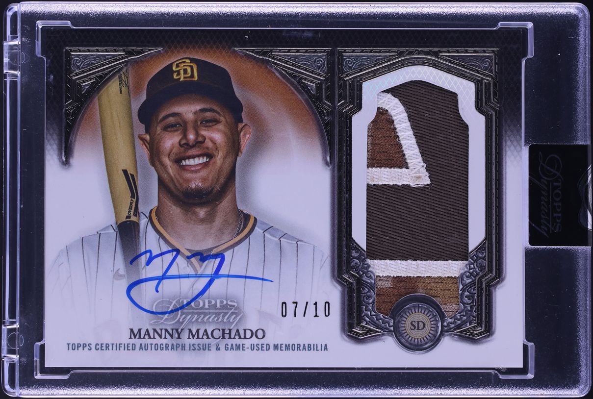 2023 Topps Dynasty Manny Machado PATCH AUTO /10 #DAP-MM2