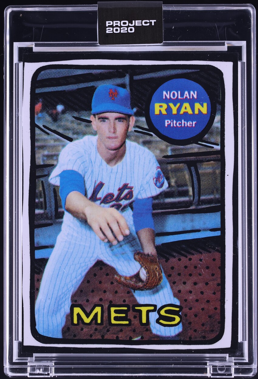 2020 Topps Project 2020 By Joshua Vides Nolan Ryan #87