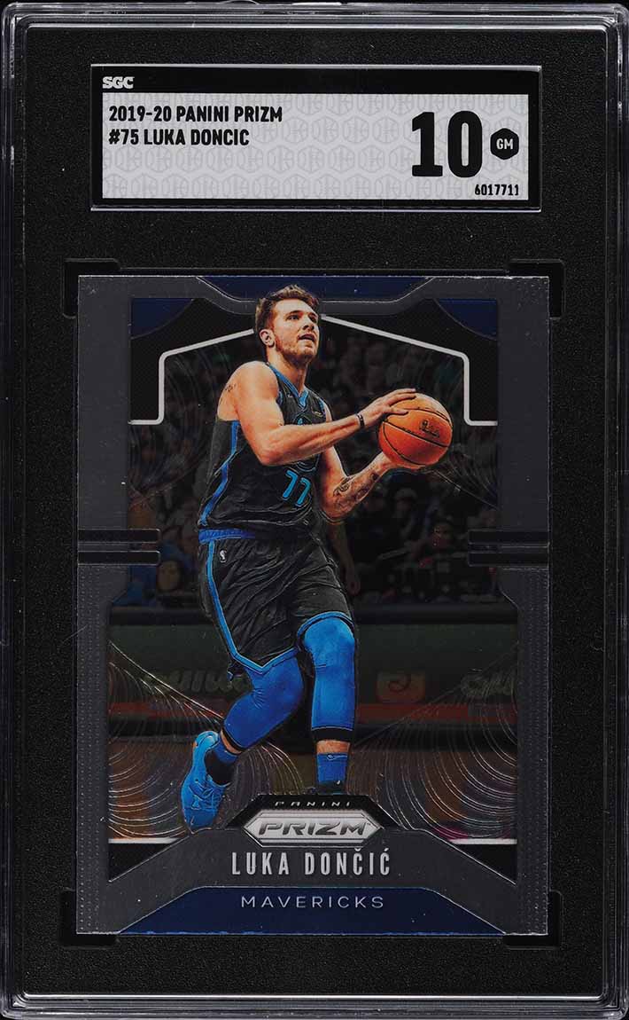 2019 Panini Prizm Luka Doncic #75 SGC 10 GEM MINT