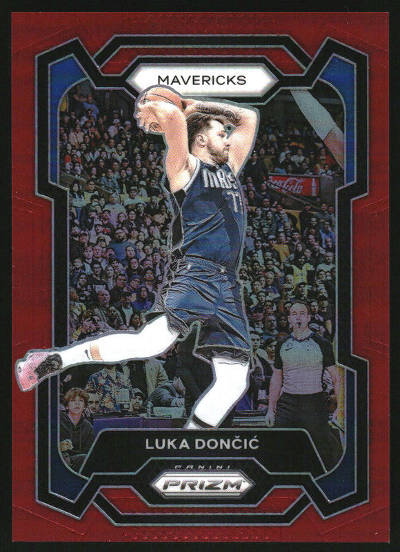 2023-24 Panini Prizm Prizms Red #110 Luka Doncic /299
