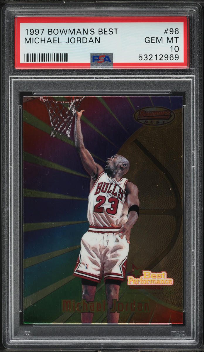 1997 Bowman's Best Michael Jordan #96 PSA 10 GEM MINT