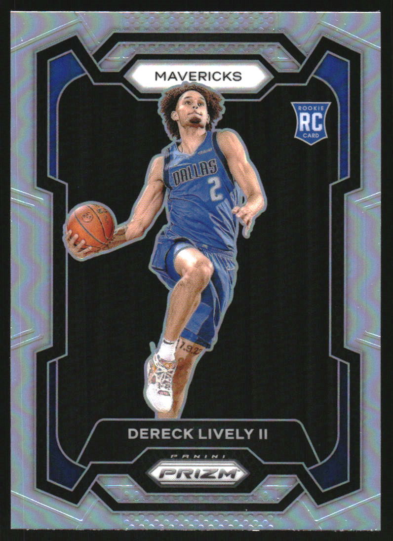 2023-24 Panini Prizm Prizms Silver #163 Dereck Lively II RC Rookie