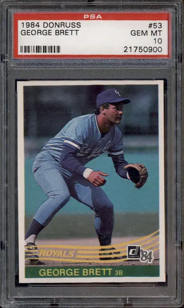 1984 Donruss #53 George Brett PSA 10