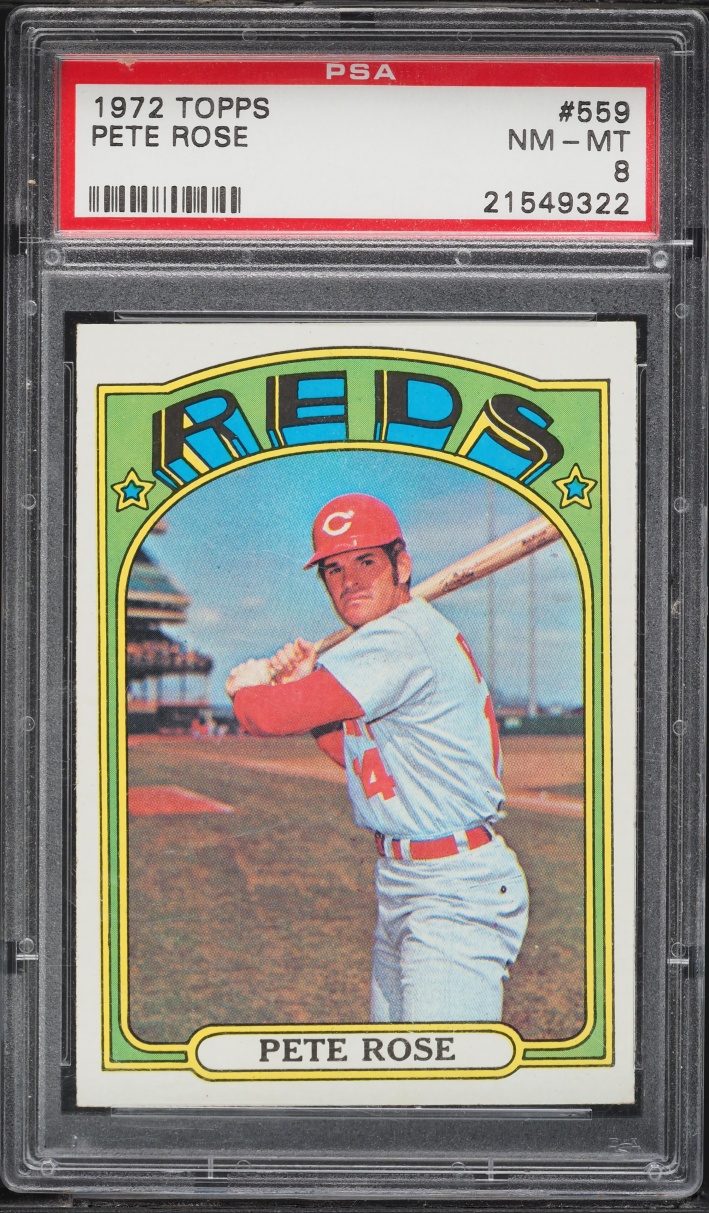 1972 Topps Pete Rose #559 PSA 8 NM-MT