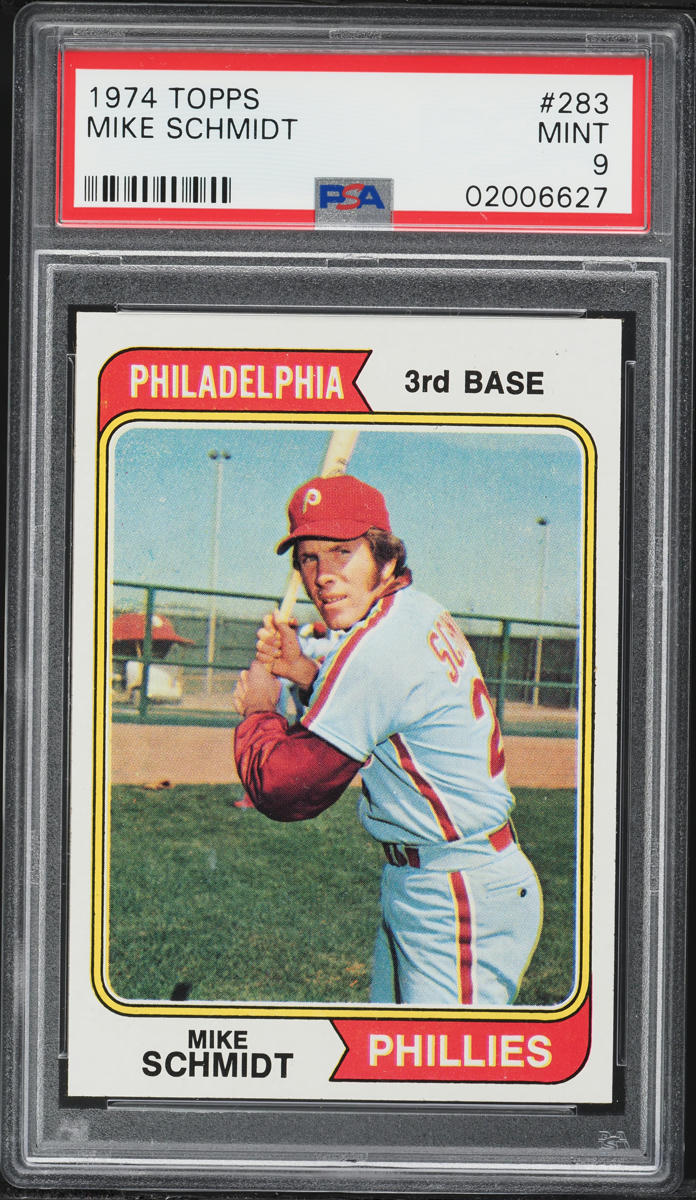 1974 Topps Mike Schmidt #283 PSA 9 MINT