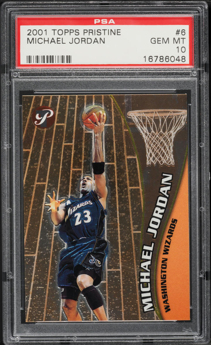 2001 Topps Pristine Michael Jordan #6 PSA 10 GEM MINT