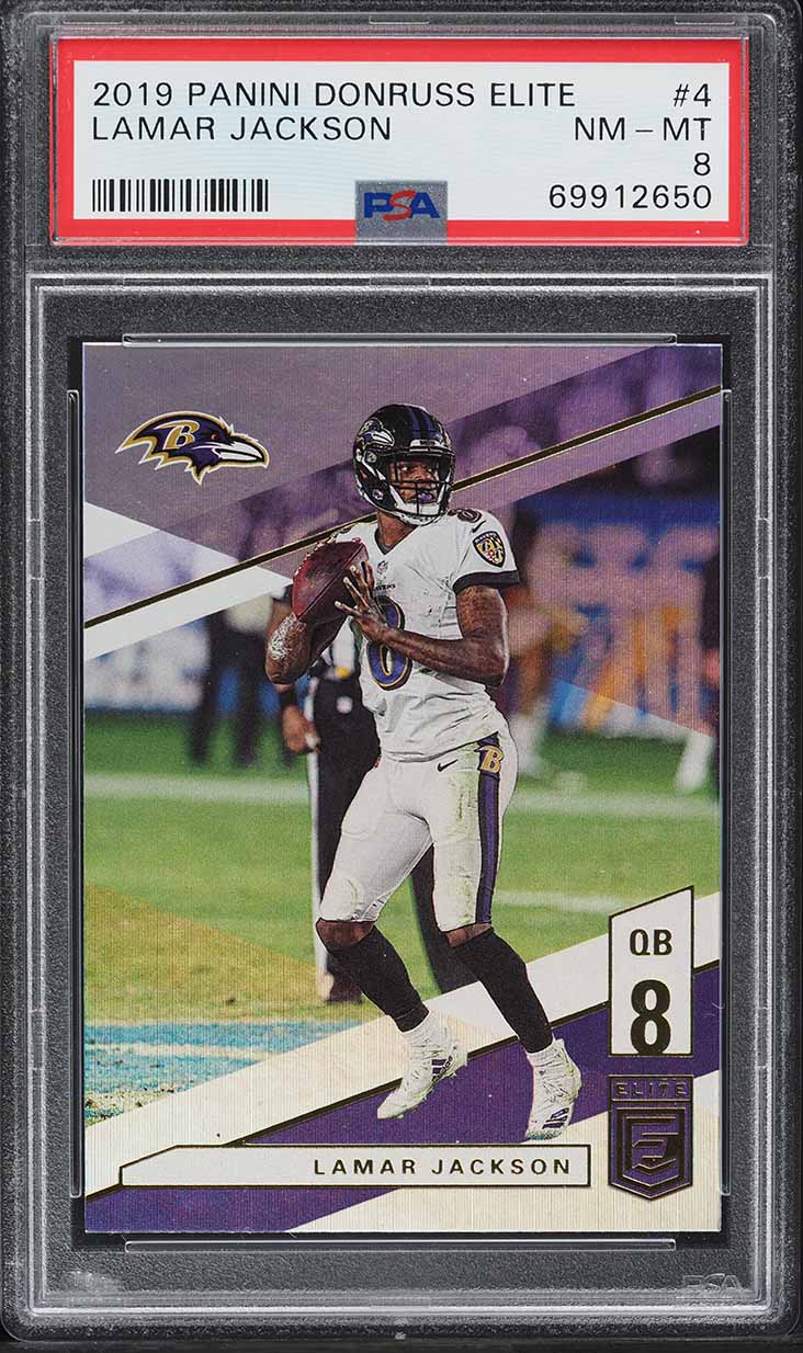 Lamar Jackson #4 2019 Donruss Elite Football 1999 Elite