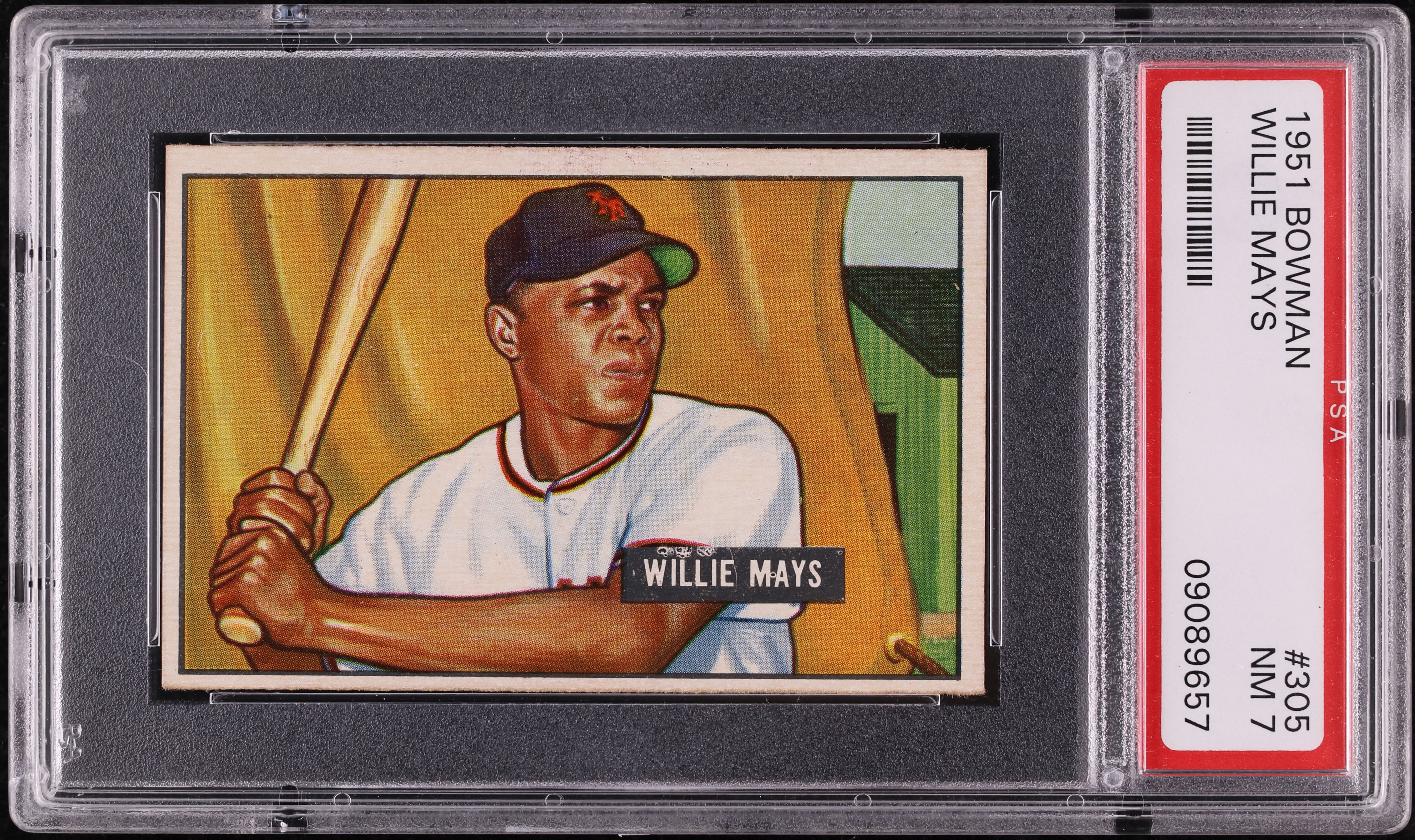 1951 Bowman Willie Mays ROOKIE #305 PSA 7 NRMT