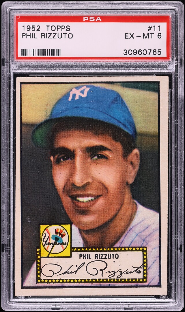 1952 Topps Phil Rizzuto #11 PSA 6 EXMT