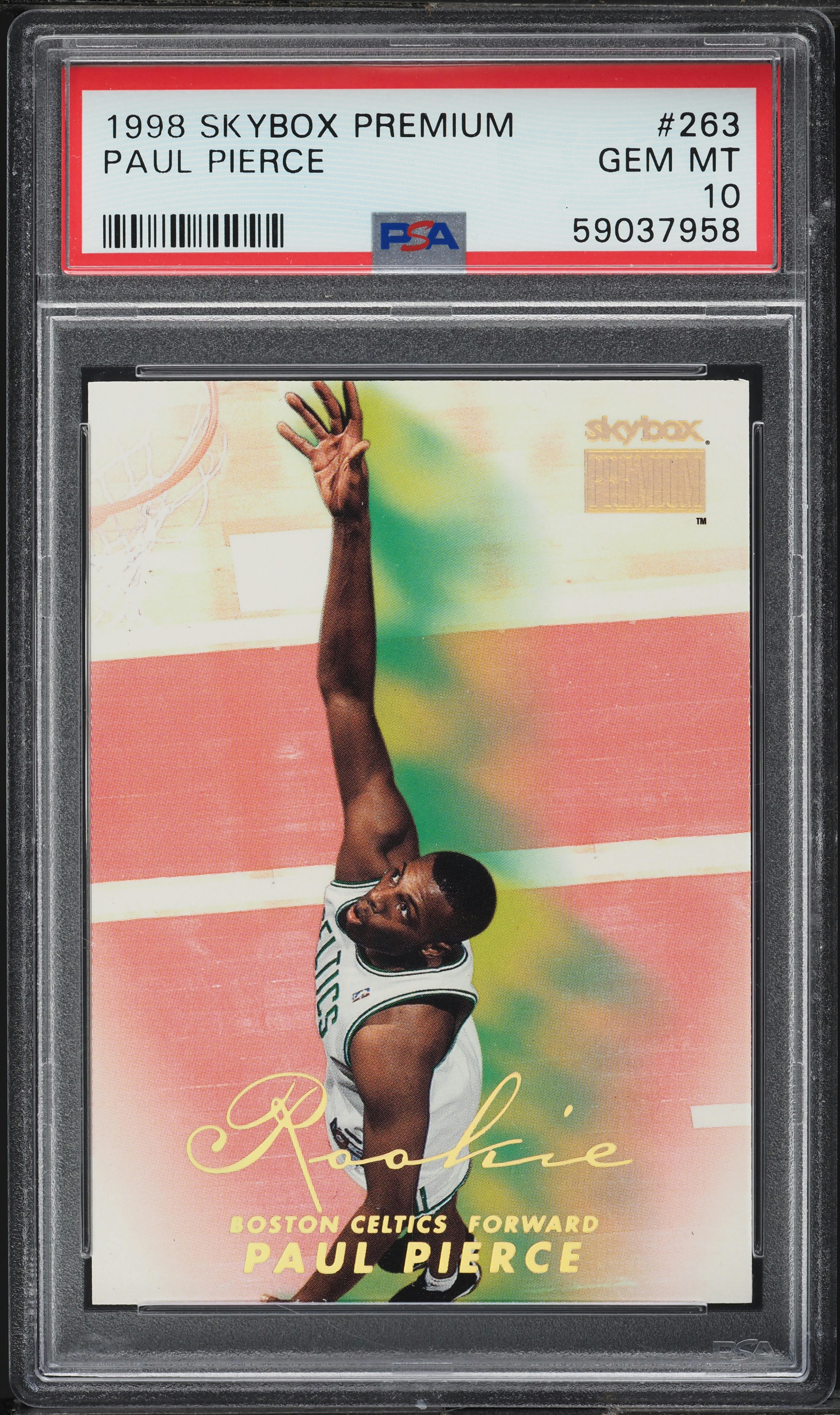 1998 Skybox Premium Paul Pierce ROOKIE #263 PSA 10 GEM MINT