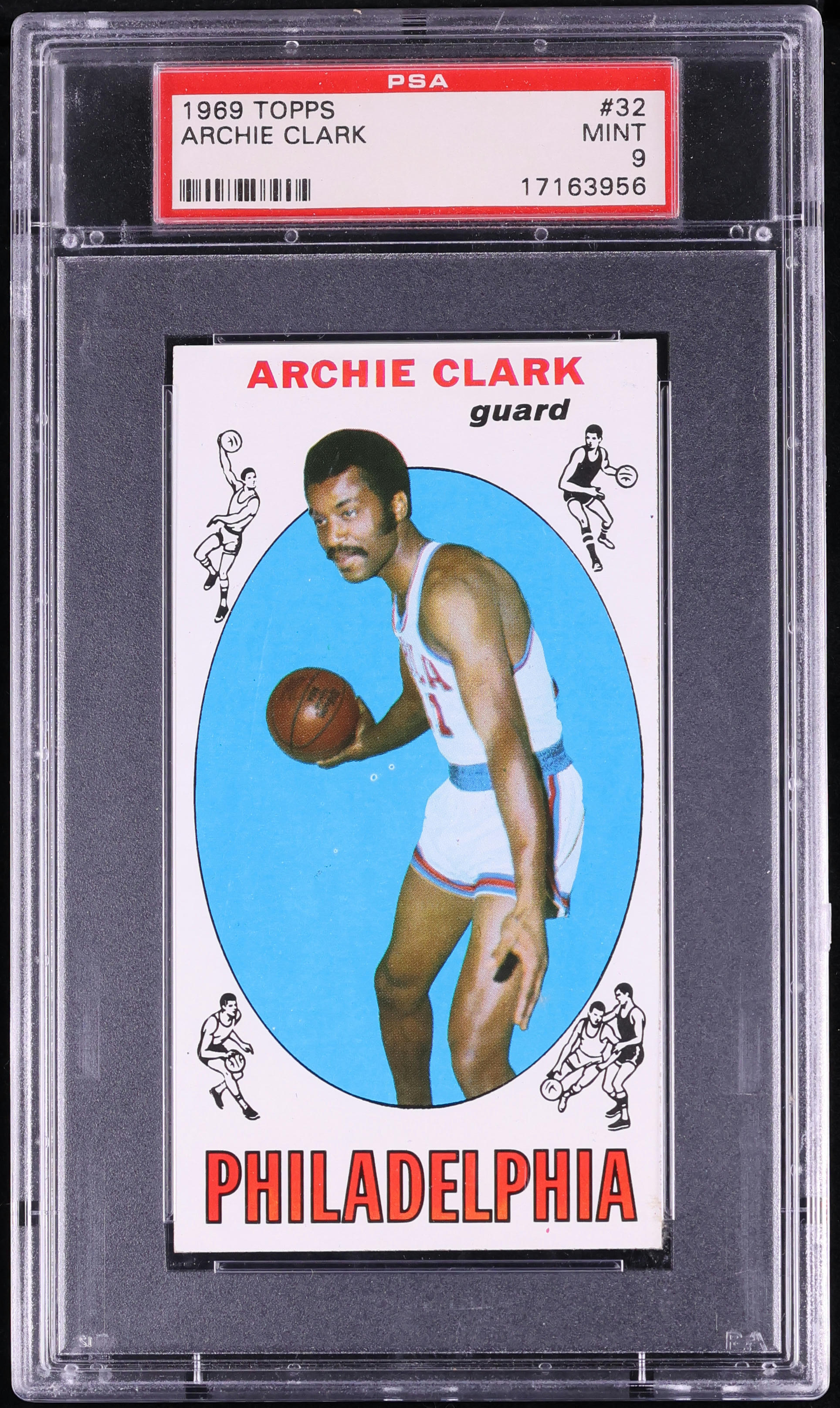 1969 Topps Basketball Archie Clark ROOKIE #32 PSA 9 MINT