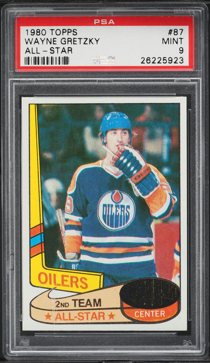 1980 Topps Hockey Wayne Gretzky ALL-STAR #87 PSA 9 MINT
