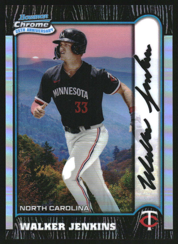 2024 Bowman Chrome '99 25th Anniversary International Walker Jenkins /100