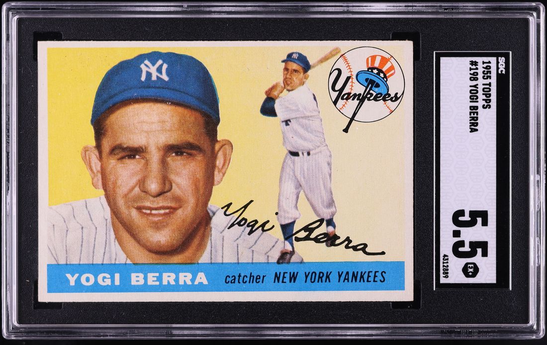 1955 Topps Yogi Berra #198 SGC 5.5 EX+