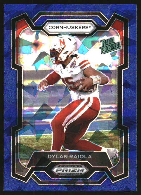 2024 Panini Prizm Collegiate Draft Blue Ice Prizm #194 Dylan Raiola /99