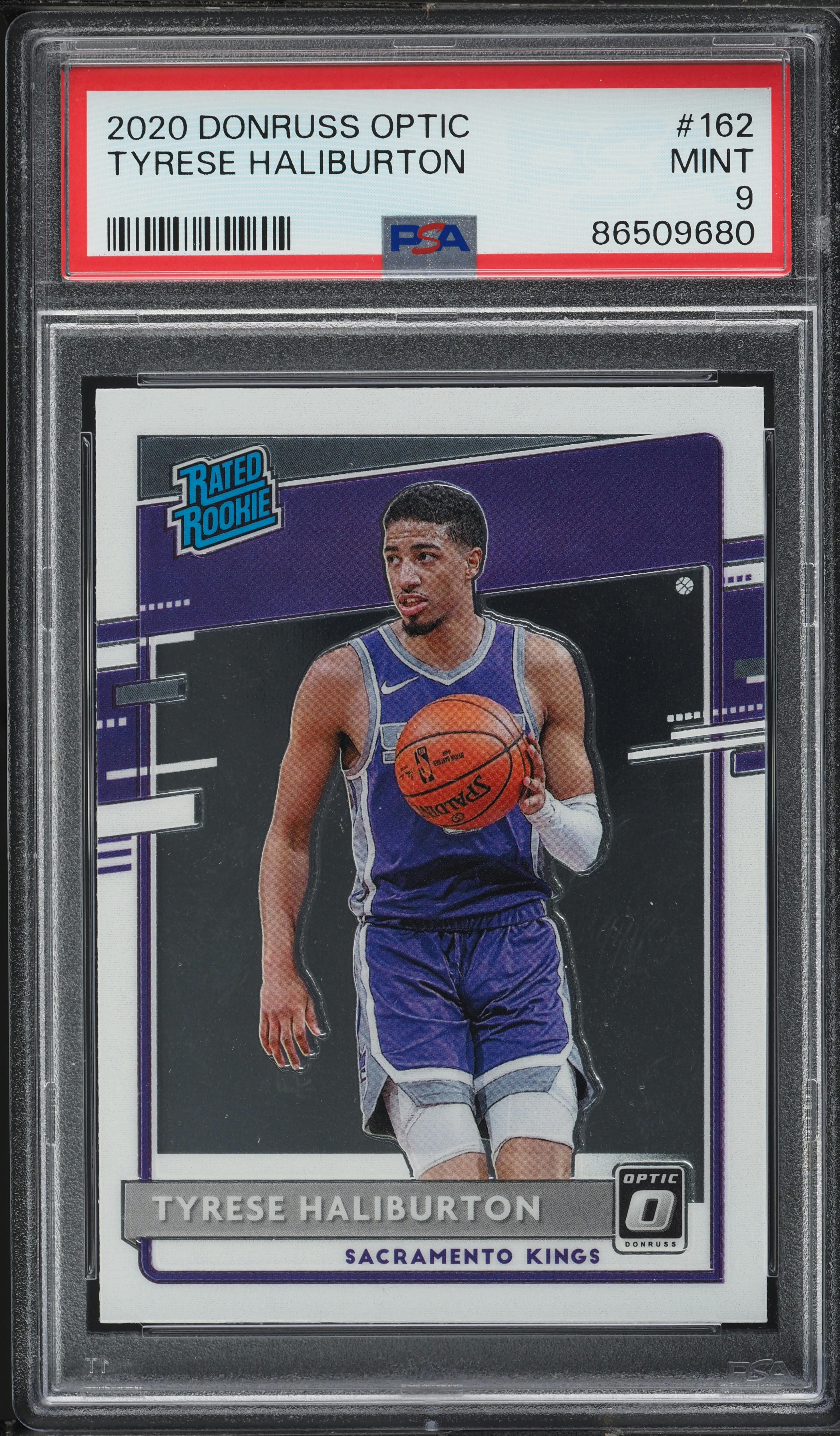 2020 Donruss Optic Tyrese Haliburton ROOKIE #162 PSA 9 MINT