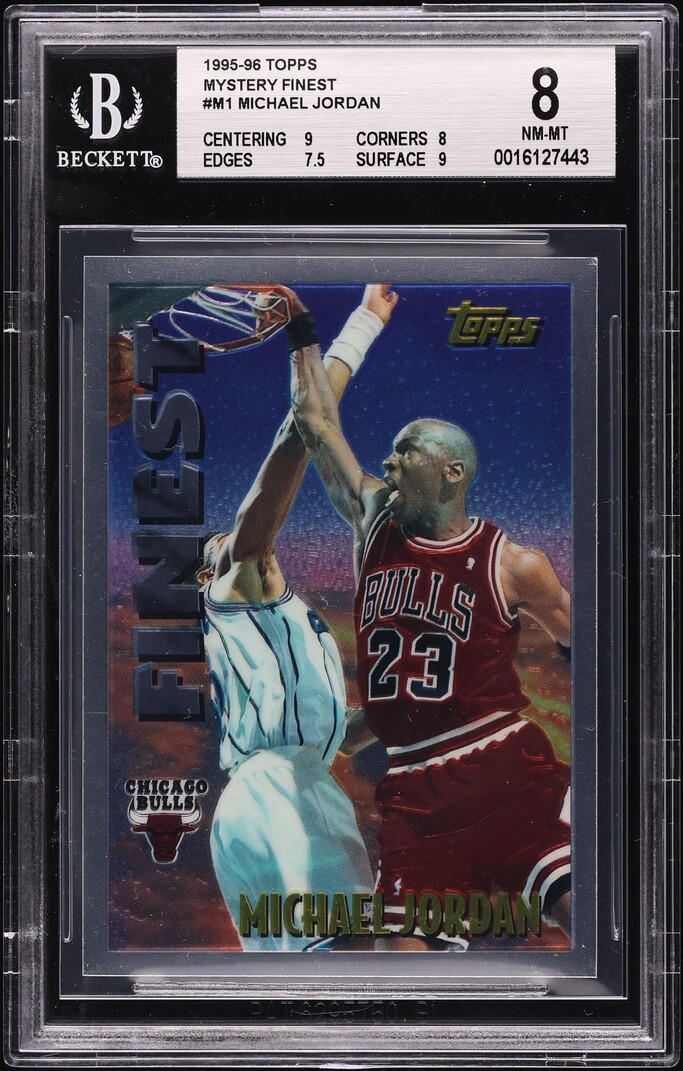 1995 Topps Mystery Finest Michael Jordan #M1 BGS 8 NM-MT