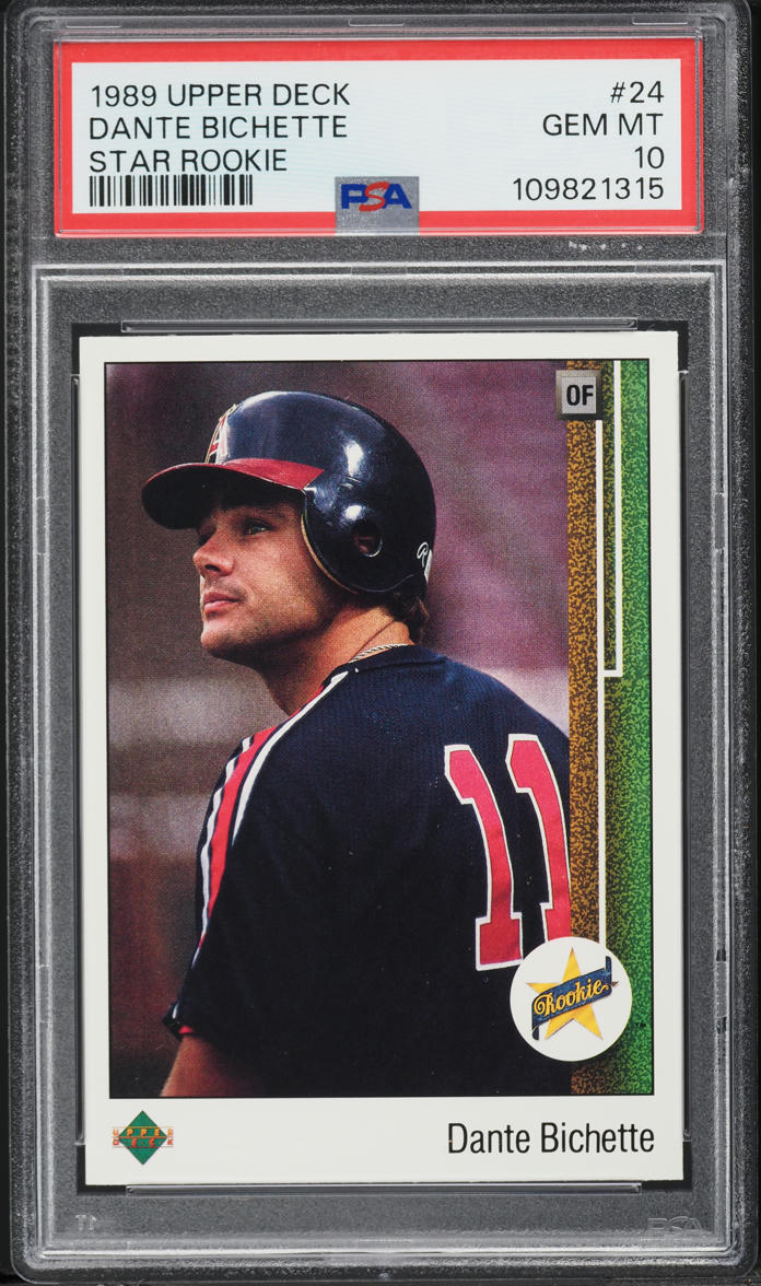 1989 Upper Deck Dante Bichette ROOKIE #24 PSA 10 GEM MINT