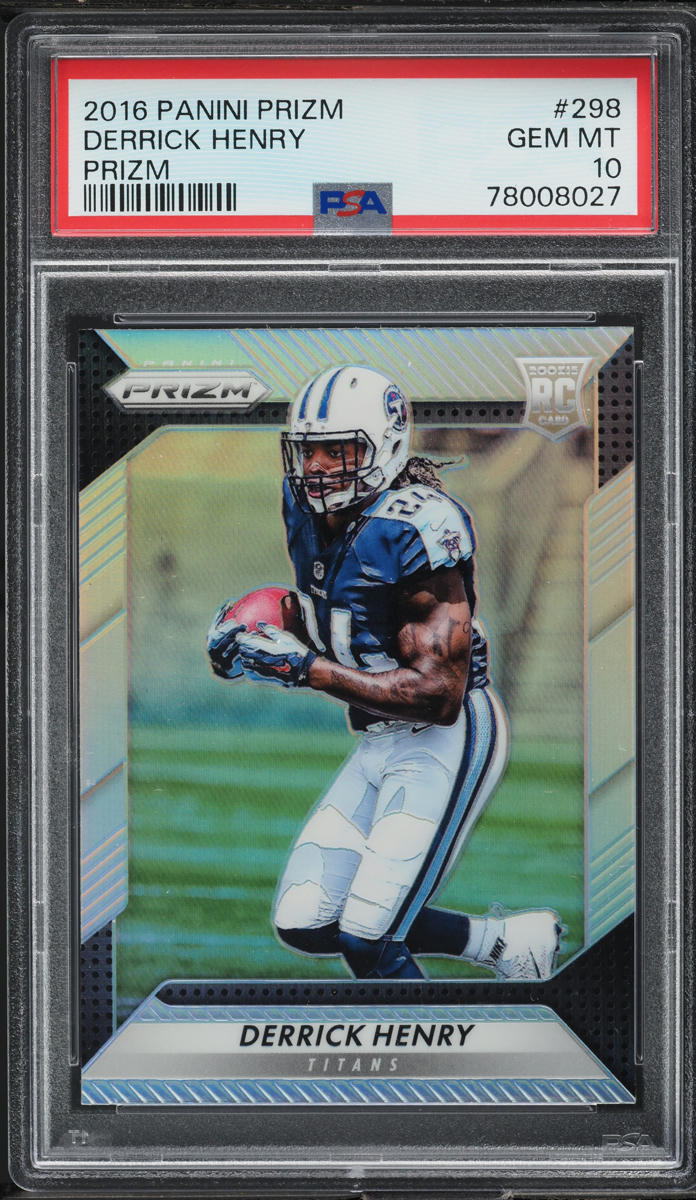 2016 Panini Prizm Silver Derrick Henry ROOKIE #298 PSA 10 GEM MINT