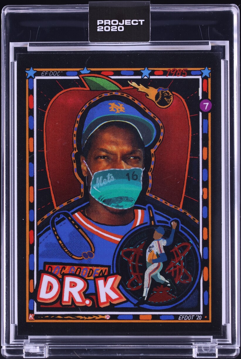 2020 Topps Project 2020 By Efdot Dwight Gooden #137