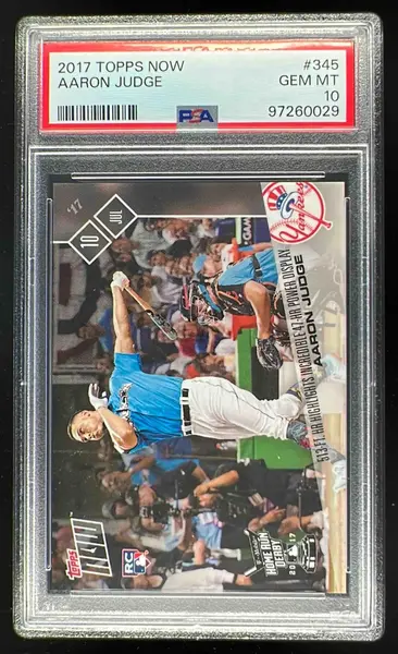 2017 Topps Now #345 Aaron Judge RC PSA 10