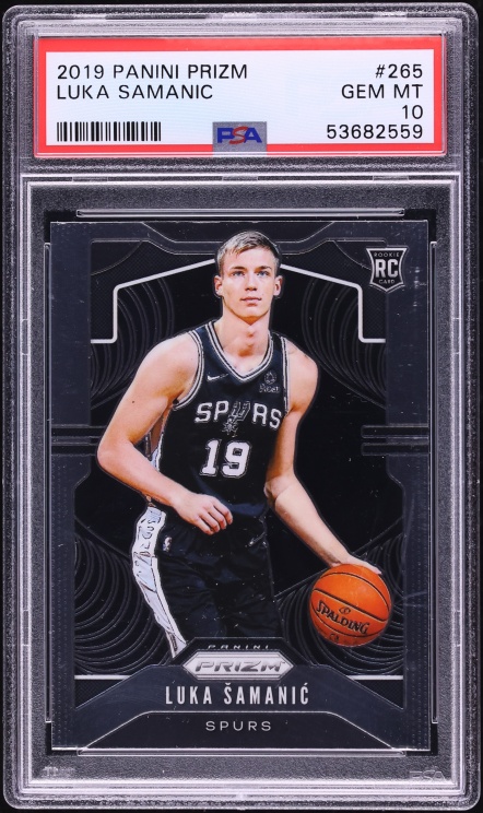2019 Panini Prizm Luka Samanic ROOKIE #265 PSA 10 GEM MINT