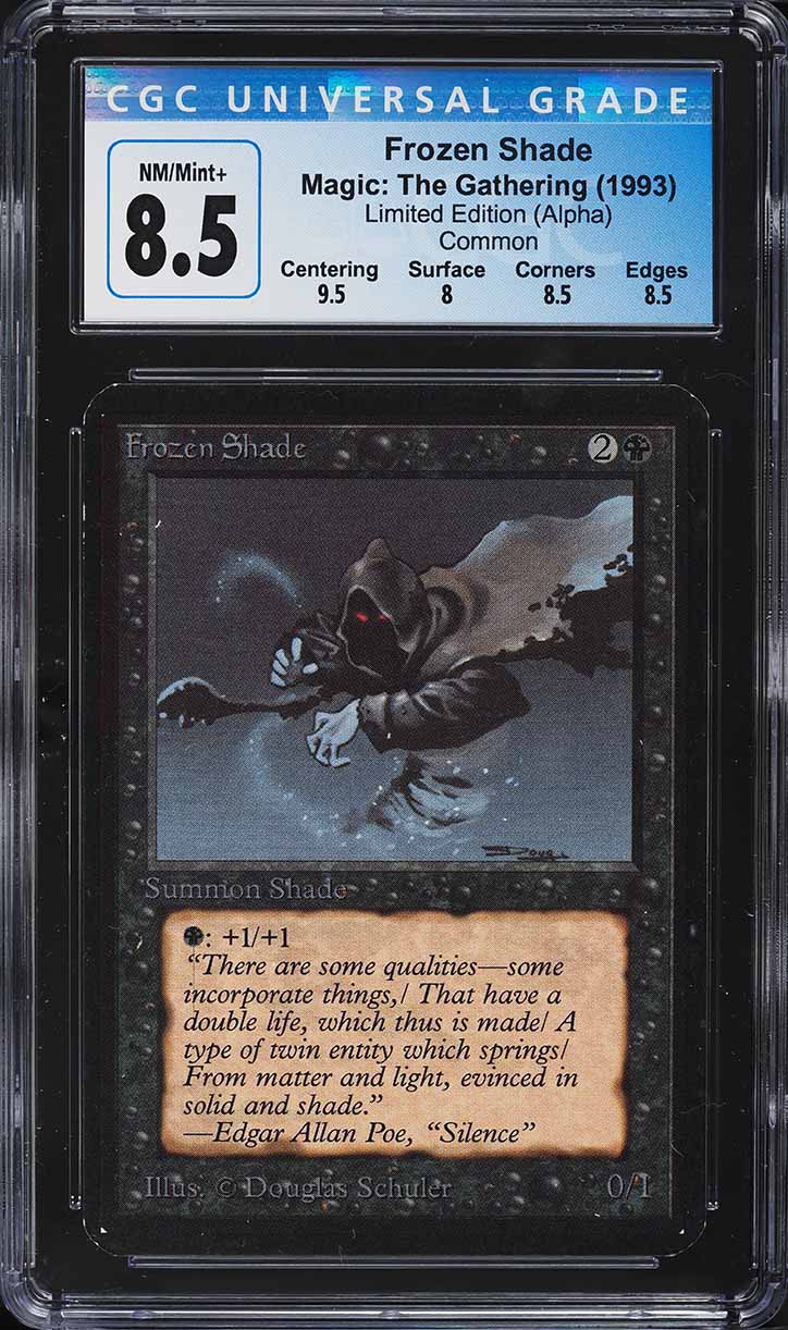1993 Magic The Gathering MTG Alpha Frozen Shade C K GC 8.5 NM-MT+