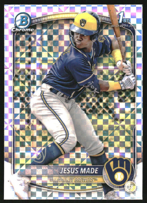 2025 Bowman Chrome X-Fractor #BCP-50 Jesus Made RC