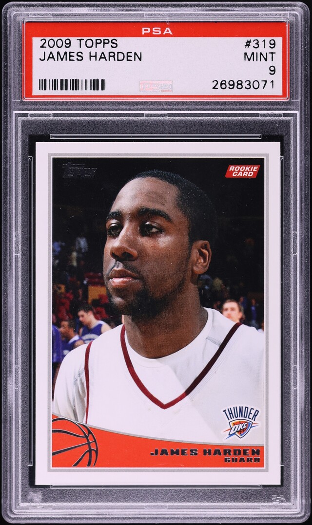 2009 Topps Basketball James Harden ROOKIE #319 PSA 9 MINT