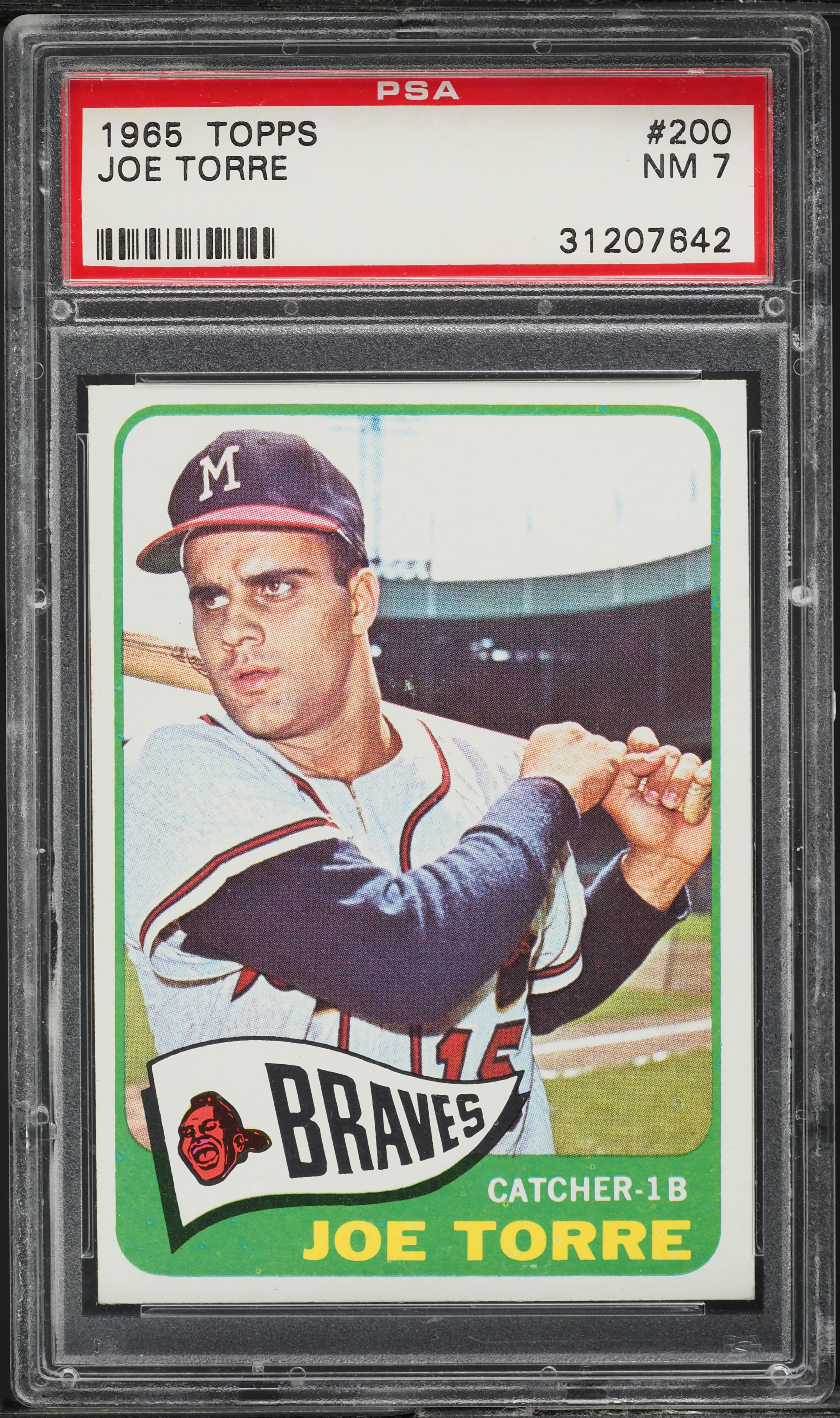 1965 Topps Joe Torre #200 PSA 7 NRMT